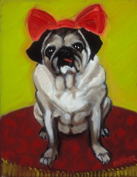 Pug, Mitzi Belle
8" x 10"
Prints and note cards available